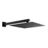 Ducha Chuveiro Inox Quadrada Slim 30x30 Preto Dc 7007cp Acabamento Mate Deckcasa