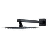 Ducha Chuveiro Preto Inox