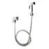 Ducha Higiênica Soft Inox Completa 100  Metal 1 4 De Volta Cor Prateado