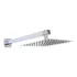 Ducha Quadrada Cromada Em Inox 20x20 Braço 38 Cm Parede