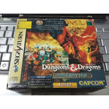 Dungeons And Dragons Original Na Caixa Com 4mega Sega Saturn