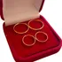 Dupla Argola Redonda Boleada Ouro 18k-750 - Envio Imediato