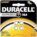 Duracell - Pilha Alcalina Especial 76a 1,5v – Bateria De Longa Duração – 4 Unidades
