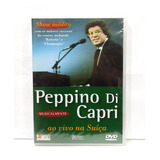 Dvd - Peppino Di Capri Dvo Ao Vivo Na Suiça