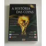Dvd A História Das Copas (2007) Pelé Zico Baggio - Lacrado 