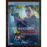 Dvd A Identidade Bourne - Renascido Em Perigo - Dvd Novo 