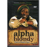 Dvd Alpha Blondy, Live In Peace Tour - Original Lacrado