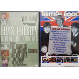 Dvd British Rock(the Beatlesthe Hollies)elvis Presley 2dvds