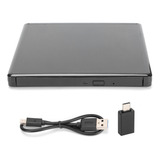 Dvd cd Externo Usb3 0 Typec Laptop Desktop Mobile Optical