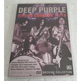 Dvd Deep Purple Live 72 / 73 Novo Raro