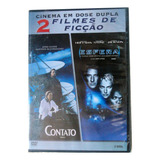 Dvd Duplo Contato E Esfera (2 Filmes) Novo Original Lacrado