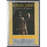 Dvd Elton John One Night Only - The Greatest Novo Lacr Orig
