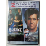 Dvd Eternamente Jovem + Maverick - Mel Gibson . 1 Disco