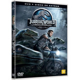  Dvd Jurassic World O Mundo Dinossauros - Duplo - Lacrado 