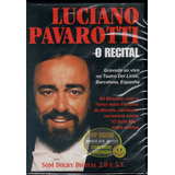 Dvd Luciano Pavarotti O Recital - Novo Lacrado!!!