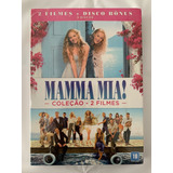 Dvd Mamma Mia! Coleção C/ 2 Filmes Lá Vamos Nós De Novo
