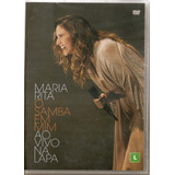 Dvd Maria Rita - O Samba Em Mim Ao Vivo Na Lapa / Lançamento