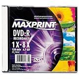 Dvd R 4 7 Gb 16x Slim   Maxprint