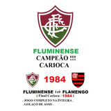 Dvd Raro  Flu 1x0 C r f   Final Carioca 1984   Jogo Completo