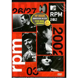 Dvd Rpm Mtv Ao Vivo 2002 Paulo Ricardo - Novo Lacrado Raro!