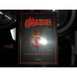 Dvd Saxon To Hell And Back Again Duplo Box Ed. Luxo Lacrado