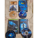 Dvd Titanic+ Avatar+santuário+segredo Abismo J. Cameron D72 