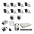 Dvr 16 Canais Hilook + 10 Cameras + Hd 1tera + Fonte + Balun