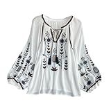 Dynwave Blusa Feminina Bordada