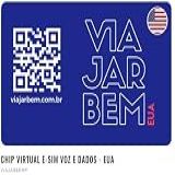 E-sim (chip Virtual) Pré-pago Internacional - Eua - Viajarbem® (10 Dias)