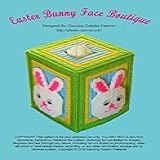 Easter Bunny Face Boutique Tissue Cover: Plastic Canvas Pattern (english Edition)