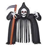 Ebanku  Arco Inflável Em Forma De Fantasma Para O Halloween 