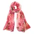 Echarpe Cachecol Lenço Estampado Feminino Cores Moda Festa Cor Rosa Antigo