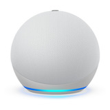 Echo Dot 4 Geração Smart Speaker Com Alexa Amazon Bivolt Cor Branca 110v 220v