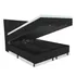 Eco New Colchões Colchão Magnético King 1 93m E 2 03m Certificado Pelo Inmetro Infra Vermelho Anti Germes Mais Cama Box Bau Mais Cabeceira Cor Preto