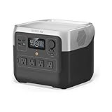 ECOFLOW Estação De Energia Portátil RIVER 2 Pro  110 120V  Bateria LiFePO4 De 768Wh  Carregamento Rápido De 70 Minutos  Tomadas CA De 4X800W  Gerador Solar Para Acampamentos Ao Ar Livre Uso Doméstico