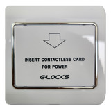 Economizador De Energia Hotel Cartão 13 56 Mhz G locks Cor Branco 110v 220v