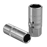 EDA Soquete De Vela 16 Mm Encaixe 1 2  Cromo Vanádio Eda