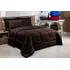 Edredom Enxovais Santana Coberdrom Casal Queen Queen Diseño Lisa Color Tabaco De 2 4m X 2 2m