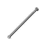EIXO DE RODA TRASEIRO 17 00 X 265 00 PRO TORK SEM PORCA NXR 125 150 160 BROS XRE 190 ZINCADO