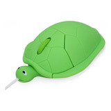 Elec Space Cute Animal Turtle Shape Usb Mouse Com Fio Mouse 
