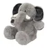 Elefante Cinza Sentado De Pelúcia Fofinho Lindo Fofo 27 Cm
