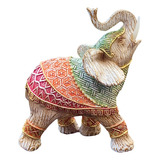 Elefante Indiano Decorativo Colorido