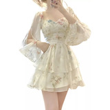 Elegante Minivestido Floral De
