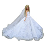 Elegante Vestido P boneca