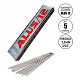Eletrodo Revestido Solda Alumínio Alus 12 2 5mm   5 Varetas