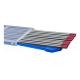 Eletrodo Tungstênio 2 40mm Ponta Vermelha 2  Tório  cx 10pc 