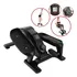 Elíptico Magnético Portátil Caminhada Inércia 2.5 Kg 8 Cargas Com Monitor Preto Importway Iwf007