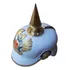 Elmo Capacete Oficial Prussiano White Pickelhaube X I X  Séc