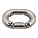 Elo De Emenda Conector Para Corrente Calibrada Inox 316 6mm