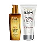 ELSEVE Kit Óleo Extraordinário L Oréal Paris   Leave In De Tratamento Cicatri Renov L Oréal Paris